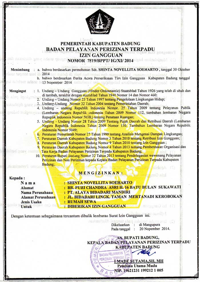 jasa pengurusa izin mendirikan bangunan di bali