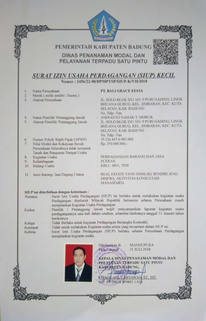 konsultan perizinan bali